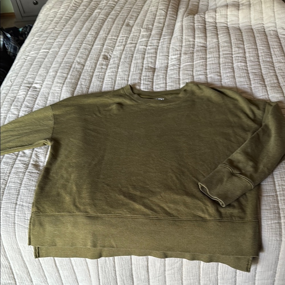Time and Tru Tan Knit Sweatshirt/Sweater. 16/18
